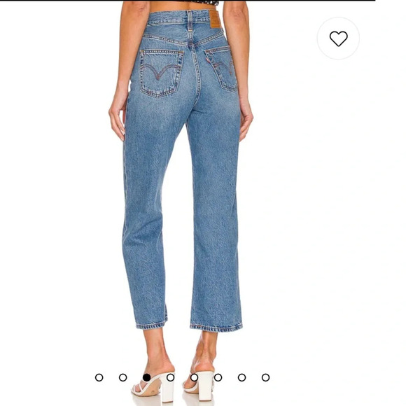 Levi's Ribcage Straight Ankle Jeans 24 - Picture 3 of 14